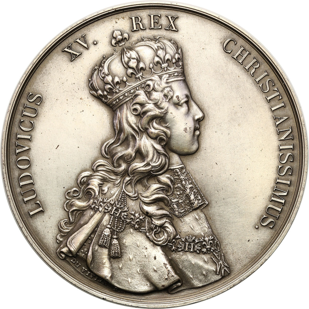 Francja. Medal 1973 Ludwik XV, SREBRO